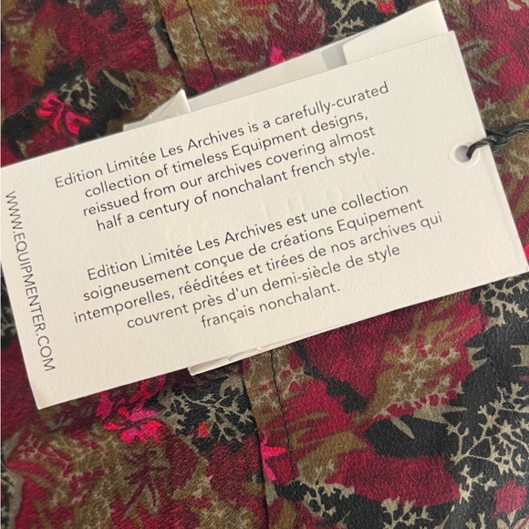 EQUIPMENT TEODORA ARCHIVAL SILK FLORAL DRESS - Picture 15 of 16